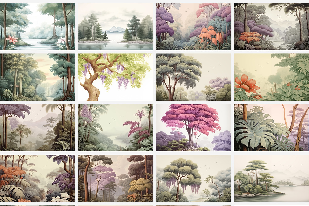 Medieval forest scenery wallpaper, a Wallpaper Graphic by fei long (Photo 11 of 12)
