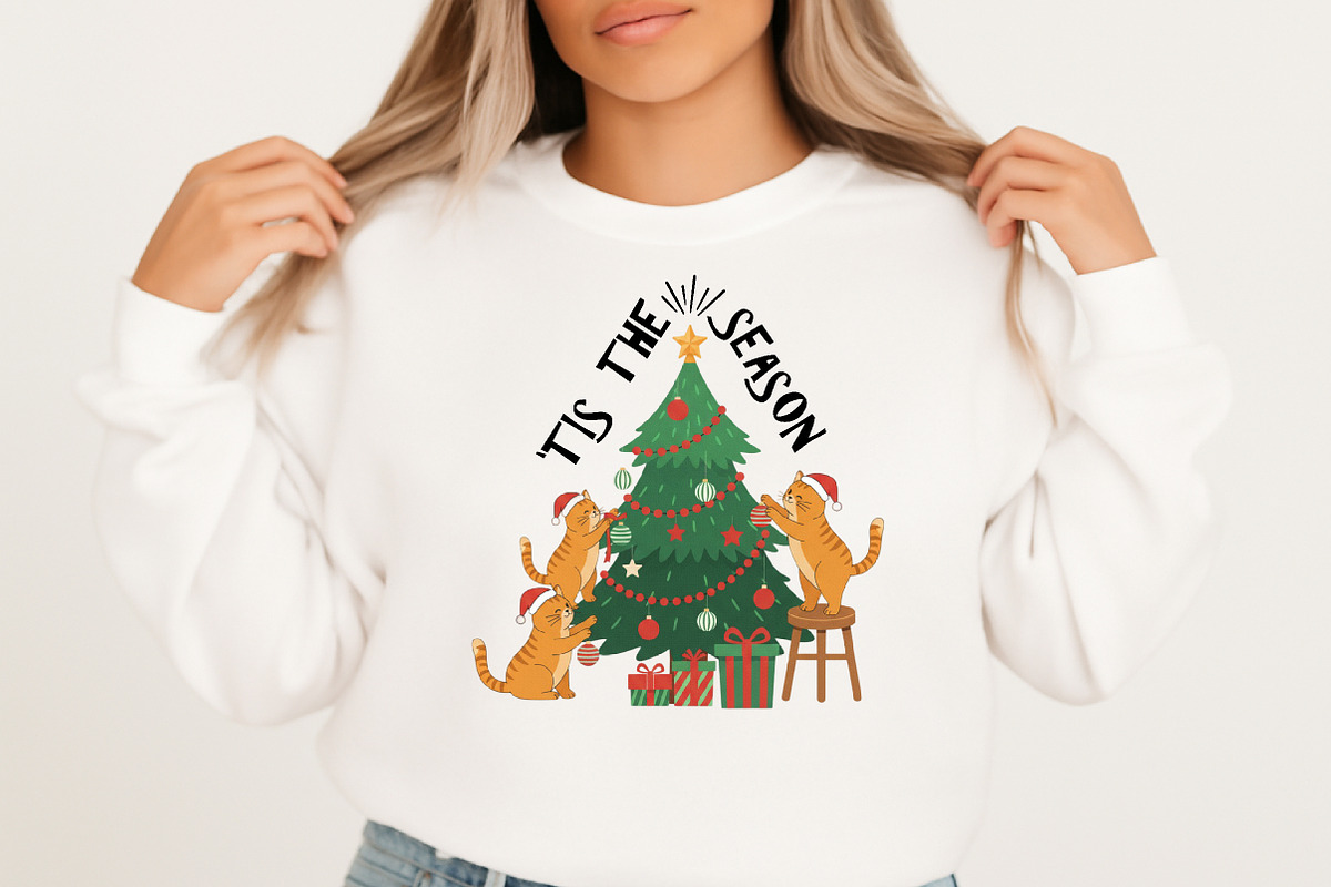Retro Christmas Kids PNG, an Illustration by Craft Nest (Photo 2 of 6)