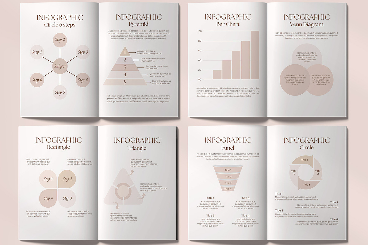 Elegant Workbook Template CANVA, a Marketing Template by graphypix (Photo 9 of 13)