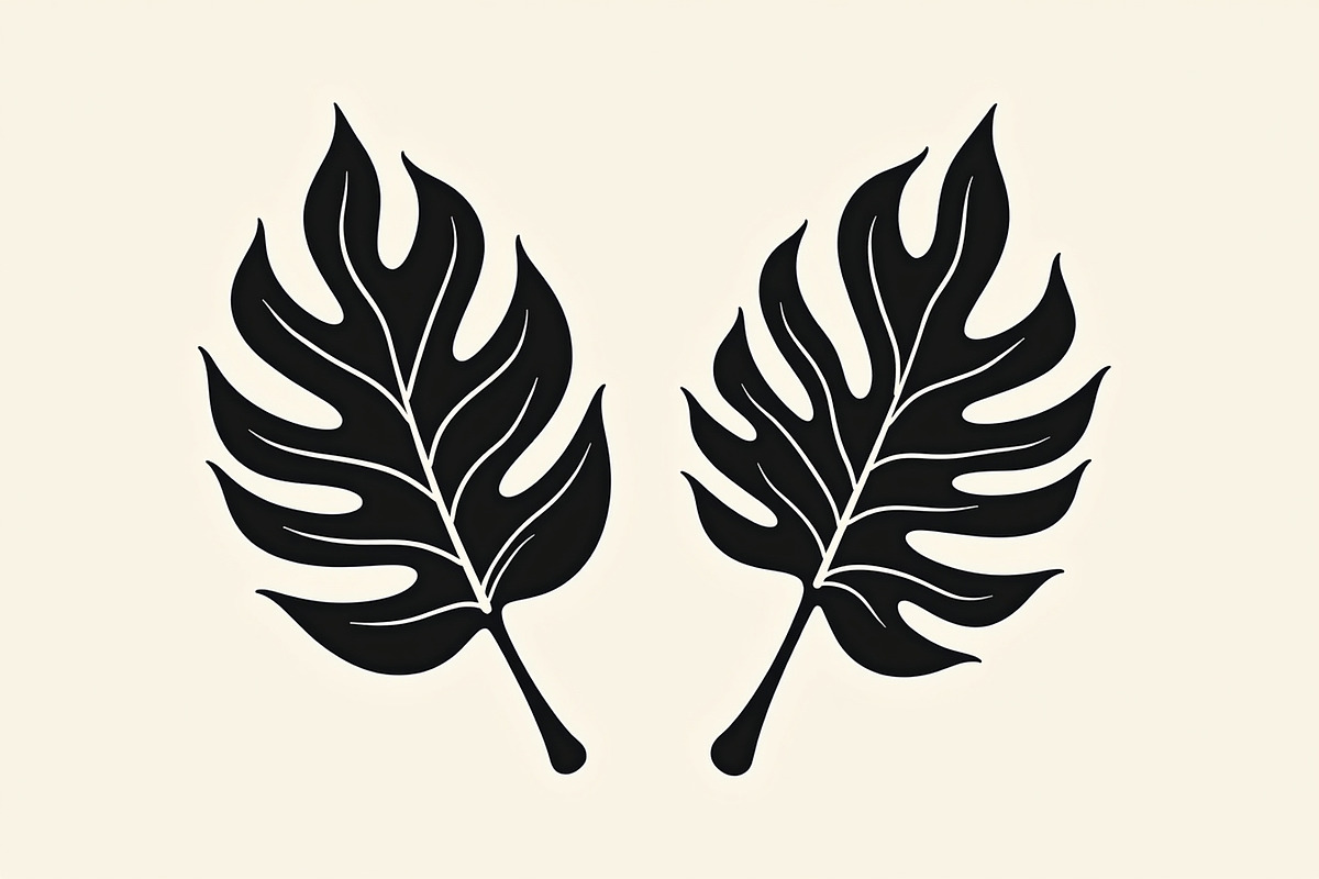 Leaf Earring Silhouette Bundle, an Object Graphic by Creativeshirt (Photo 7 of 16)