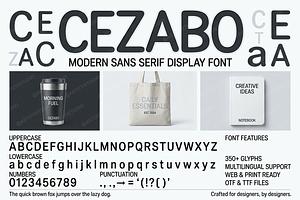 Cezabo | Elegant Serif Typeface