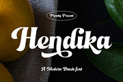 Bold Vintage Script - Hendika, a Script Font by Novitype (Thumbnail 1 of 13)