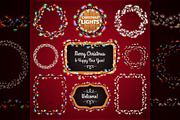 Christmas Lights Decorations Set, a Decorative Illustration by Voysla's Shop (Thumbnail 3 of 12)