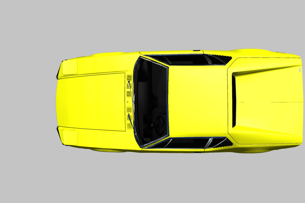 1971 De Tomaso Pantera, a Cars & Vehicle 3D Model by valtriiu (Photo 5 of 12)