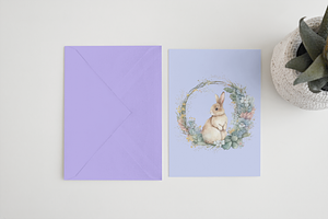 Floral Bunny Watercolor Bundle