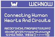 Friendly Tech font, a Font by weknow (Thumbnail 4 of 8)