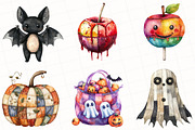 Patchwork Halloween Clipart, an Illustration by OK Design (Thumbnail 4 of 5)