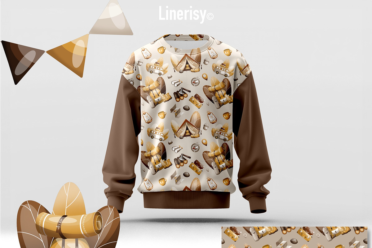 Travel Set. Illustrations & Patterns, a Seasonal Illustration by Linerisyart (Photo 7 of 12)