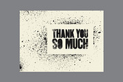 Thank You grunge vector cards set., a Background Graphic by PoPaShop (Thumbnail 9 of 9)