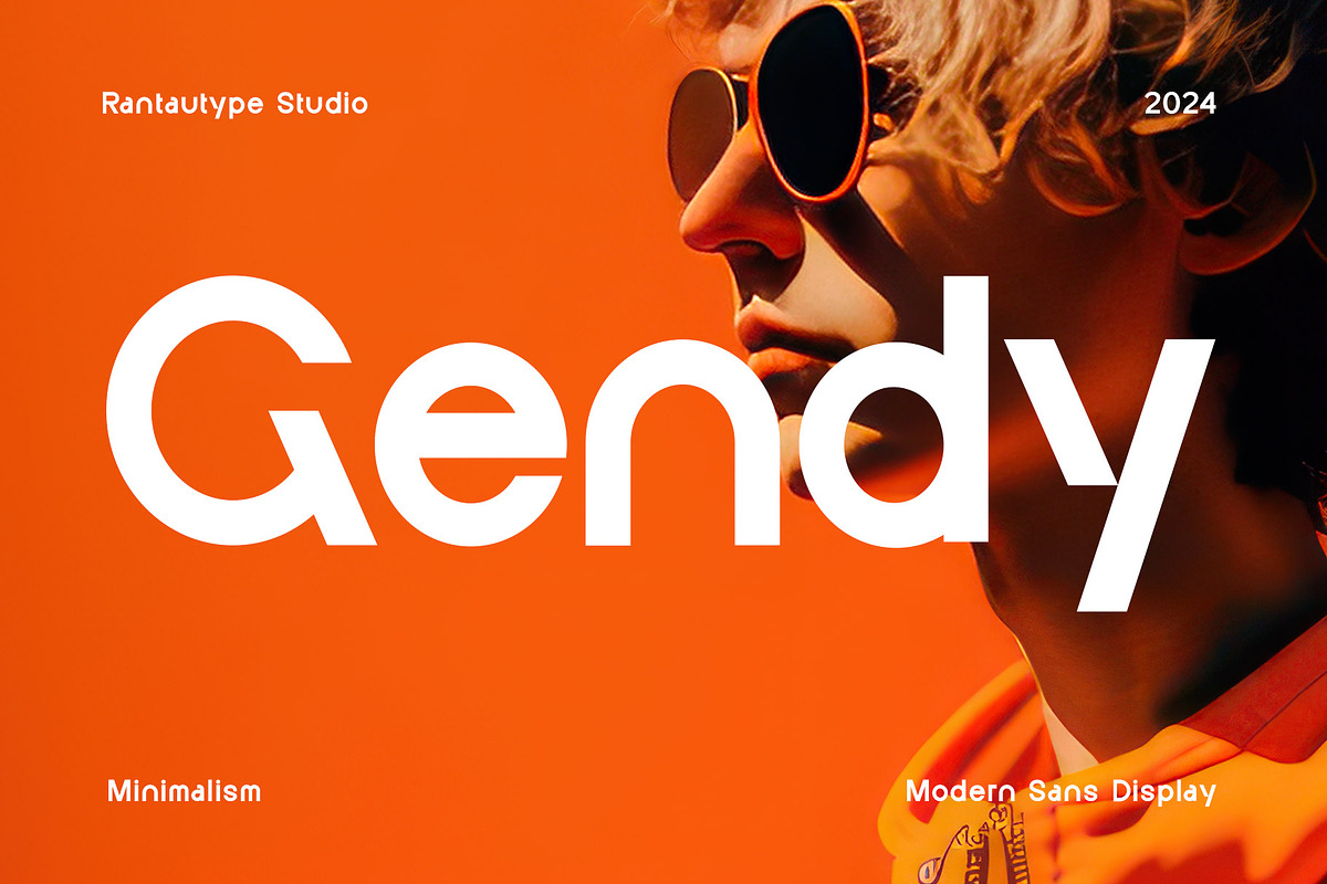 Gendy Modern Sans Font, a Sans Serif Font by RantautypeStudio (Photo 1 of 15)