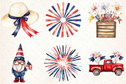 4th of July Sublimation Clipart Bund, an Illustration by Libby Wishes (Thumbnail 4 of 5)