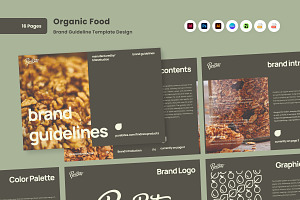PureBite - Organic Brand Identity, a Magazine Template by productype1