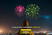 PNG fireworks photoshop overlays, a Layer Style Add-On by Walllow Creatives (Thumbnail 4 of 6)