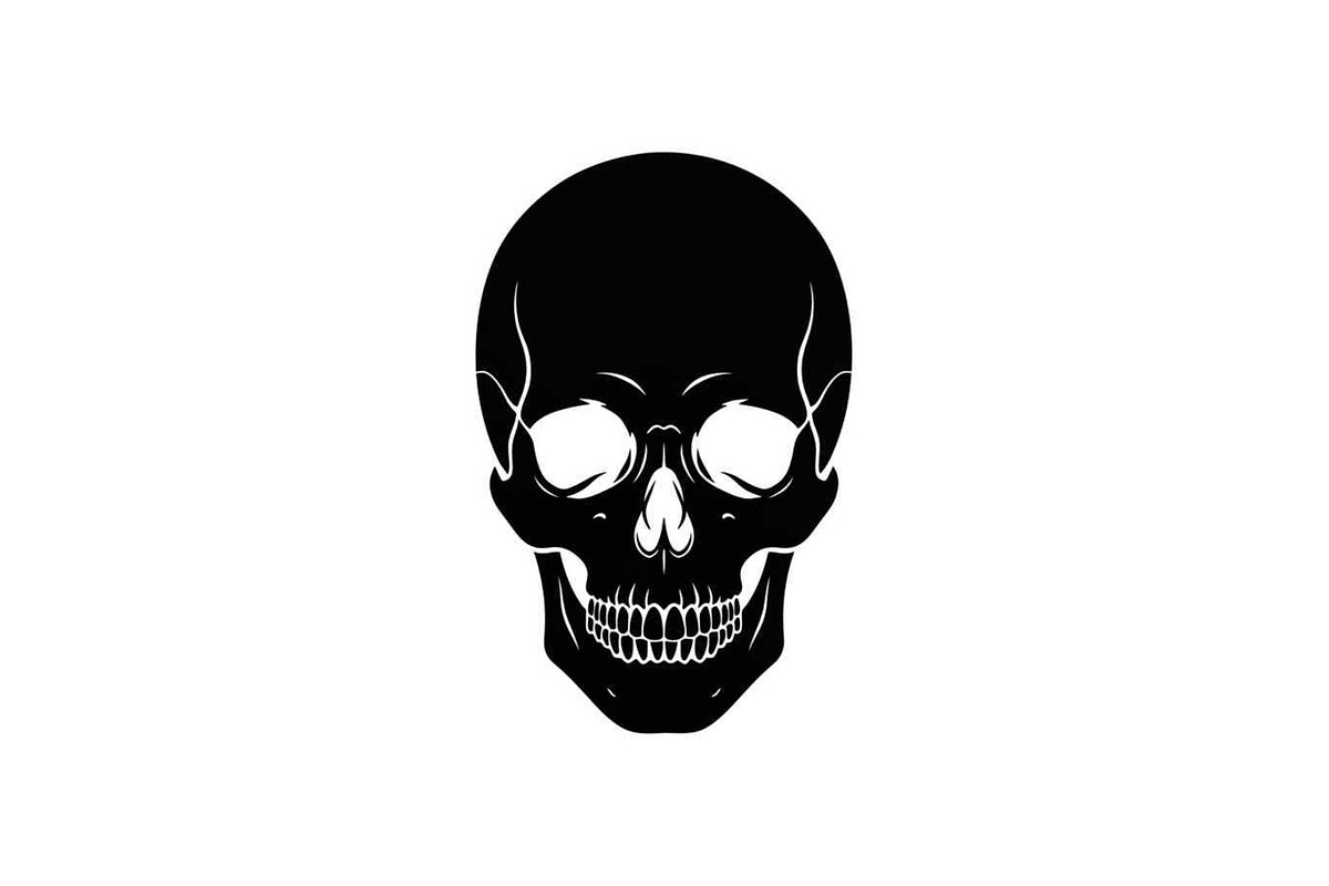 50 Skull Head Silhouette Vector Bund, an Illustration by Creativeshirt (Photo 20 of 51)
