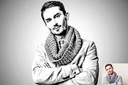 Exclusive B & W Portrait Ps Action, an Action Add-On by Studio Retouch (Thumbnail 9 of 12)