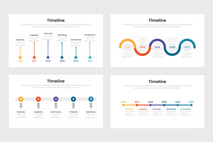 Timeline Infographics Template