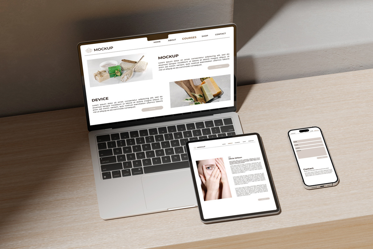 Multi Device Mockup, a Mac Mockup by Xelo Graph (Photo 5 of 5)