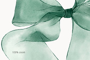 RIBBON BOWS watercolor pack, a Decorative Illustration by Yuliia Lashevska (Thumbnail 2 of 8)