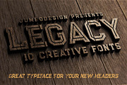 Legacy - Vintage Style Font, a Font by JumboDesign (Thumbnail 4 of 5)