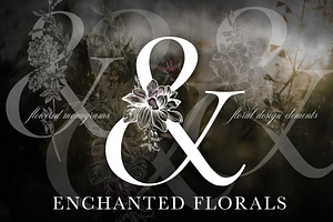 Enchanted Florals Monogram Set