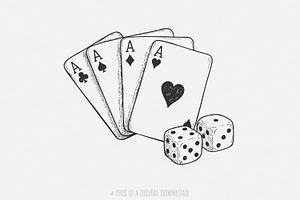 Cowboy Playing Cards PNG, Western, an Illustration by SharpMarketplace