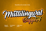 Sinofluck, a Script Font by LetterStock (Thumbnail 6 of 8)