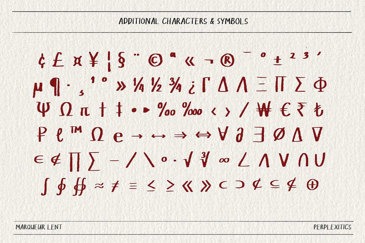 Marqueur Lent Soft Marker Font, a Handwritten Font by Perplexitics (Photo 9 of 10)