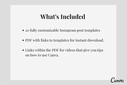 Instagram Post Templates Canva, a Social Media Template by Joanna Lane Designs (Thumbnail 4 of 4)