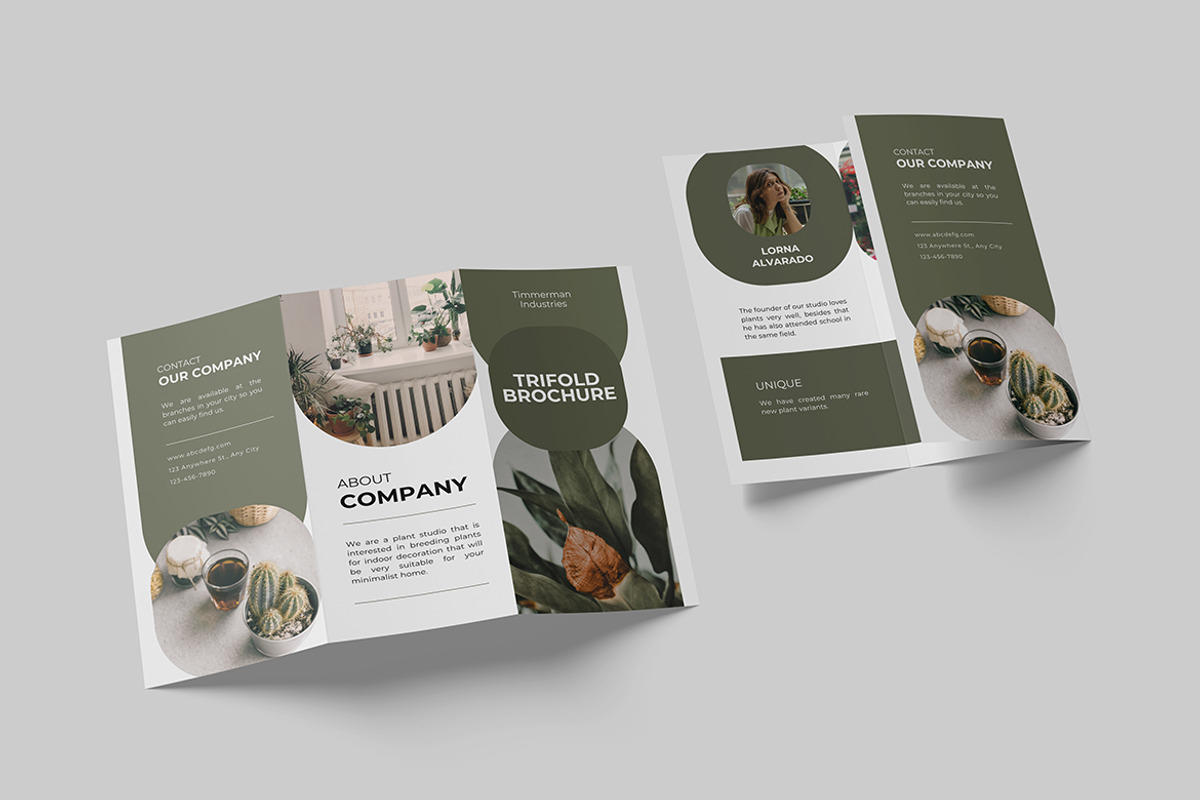 Trifold Brochure Mockup, a Mockup by DxSLEX (Photo 5 of 5)