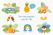 Ice Cream. Sweet summer clipart., a Decorative Illustration by MagicForestory (Thumbnail 4 of 5)