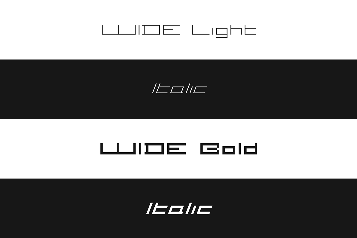 PROSTY Wide, a Sans Serif Font by Fontsphere (Photo 2 of 3)