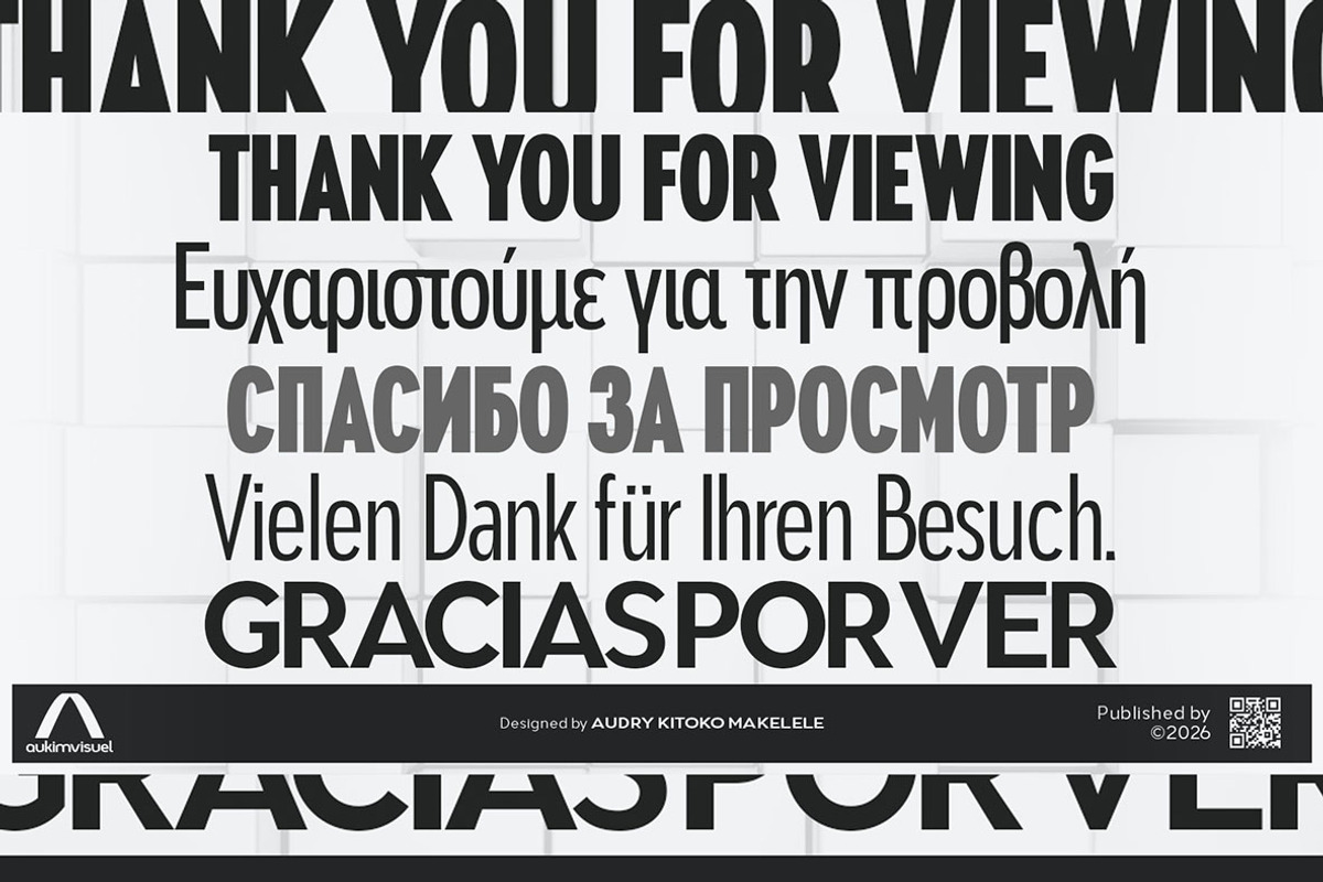 Aukim II, a Sans Serif Font by Aukimvisuel (Photo 15 of 15)