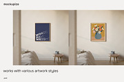 4x5 Bedroom Frame Mockup Artful, a Household Mockup by mockupize (Thumbnail 6 of 7)