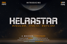 KelraStar - A Futuristic Typeface