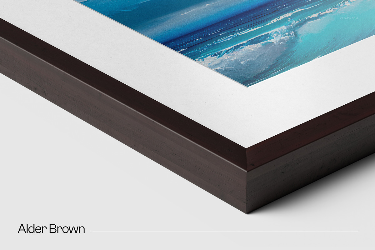 Closeup 20mm Wooden Frame Mockup, a Household Mockup by creatsy5 (Photo 7 of 16)