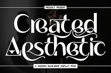 Created Aesthetic - Modern Sans Font