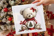 Whimsical Christmas Polar Bear PNG, a Transportation Illustration by Digital Artistic99 (Thumbnail 4 of 7)