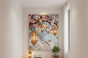 Cherry Blossom Lanterns – Watercolor, a Background Graphic by Floraphoria (Thumbnail 11 of 11)