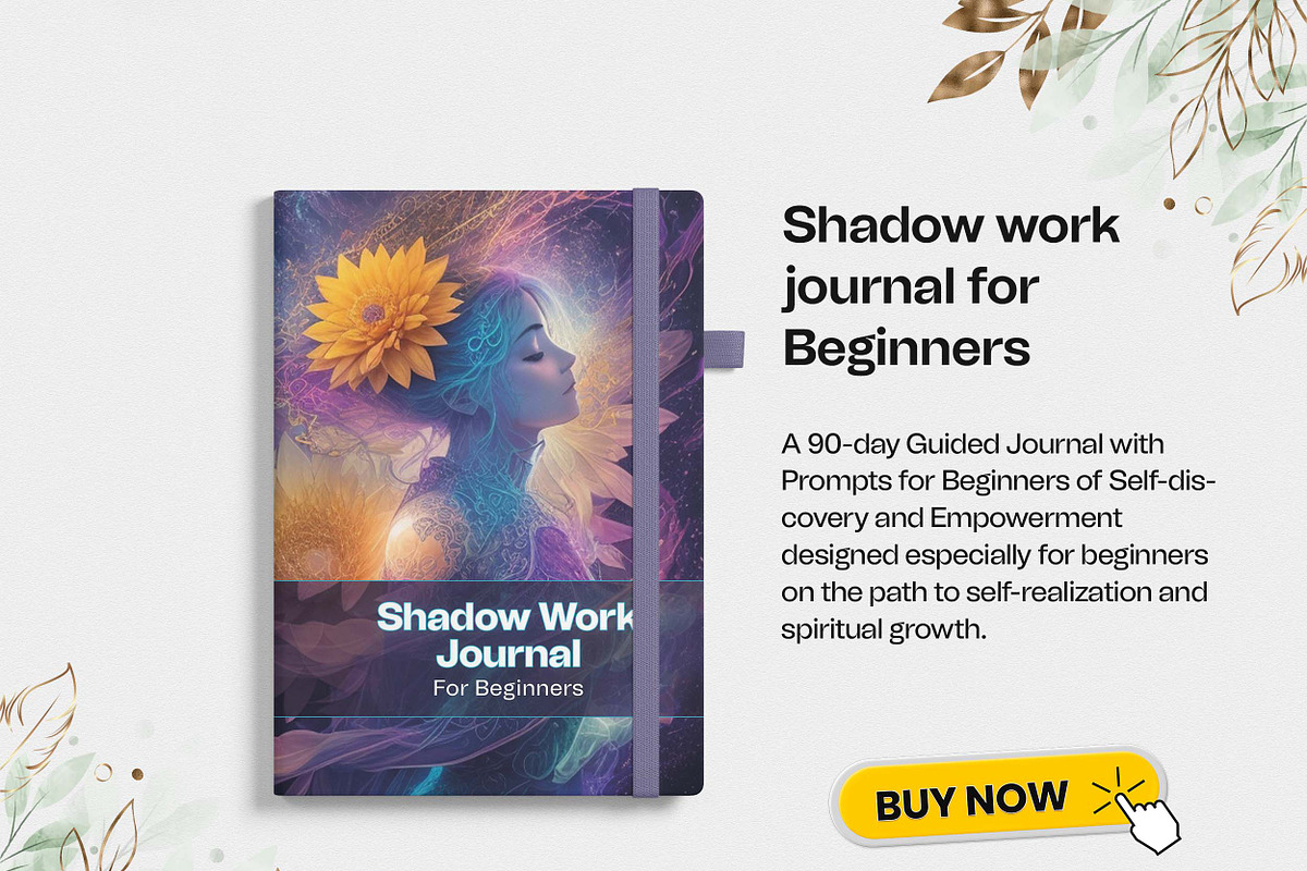 Shadow Work Journal and Workbook, a Brochure Template by Graphic Template (Photo 1 of 5)