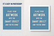 Simple White Frame Mockup, a Print Template by Minty Fresh Graphics (Thumbnail 4 of 4)