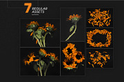 Scanned Sunflower Photocopies, a Graphic by Pásha (Thumbnail 4 of 5)