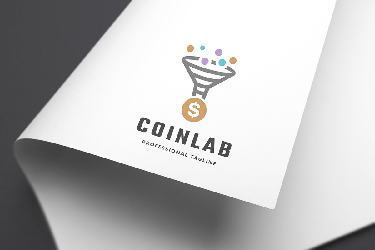 Coin Lab Logo, a Branding & Logo Template by Design_Planet