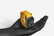Smart Watch Mockup, a Product Mockup by MrLetters (Thumbnail 4 of 5)