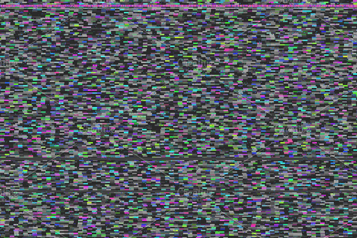 10 Seamless Error Glitch Backgrounds, a Texture Graphic by Textures ...