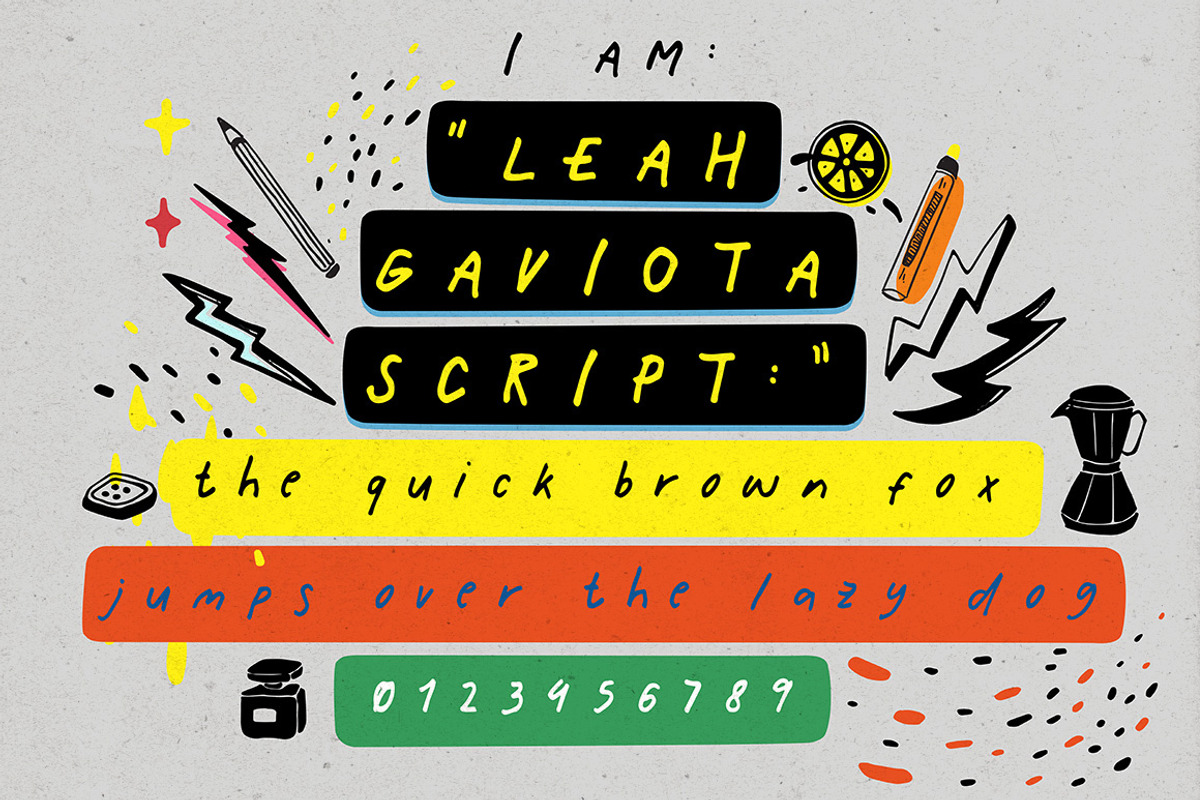 Leah Gaviota Script, a Script Font by BlueRobinDesignShop (Photo 13 of 18)