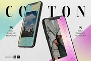 Cotton - Modern & Trendy Social Kit, a Social Media Template by Creative Zeune (Thumbnail 1 of 4)