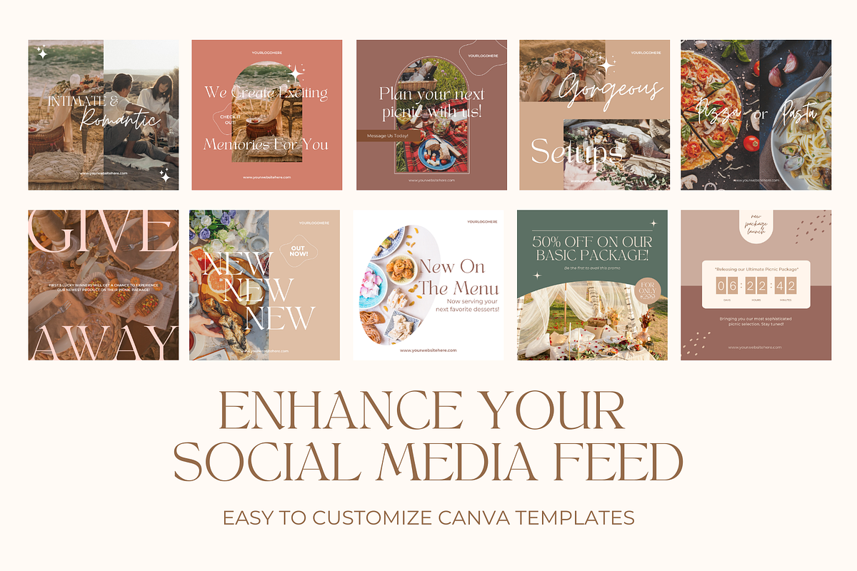 Instagram Templates - Luxury Picnics, a Social Media Template by Parrot Designs (Photo 5 of 8)
