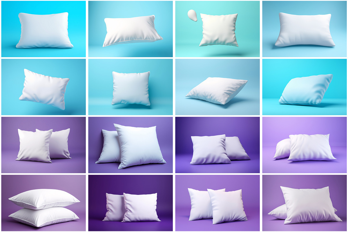 3D Pillow Mockup Picture Bundle, a Product Mockup by Forhadx5 (Photo 3 of 6)