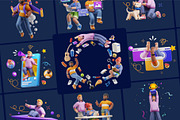Startup Business 3D Character Pack, a Characters & Person 3D Model by orenjidesign (Thumbnail 7 of 8)