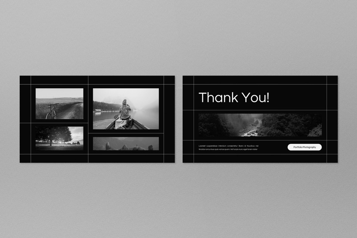 Black Portfolio Photography Keynote, a Presentation Template by graphicook (Photo 4 of 4)